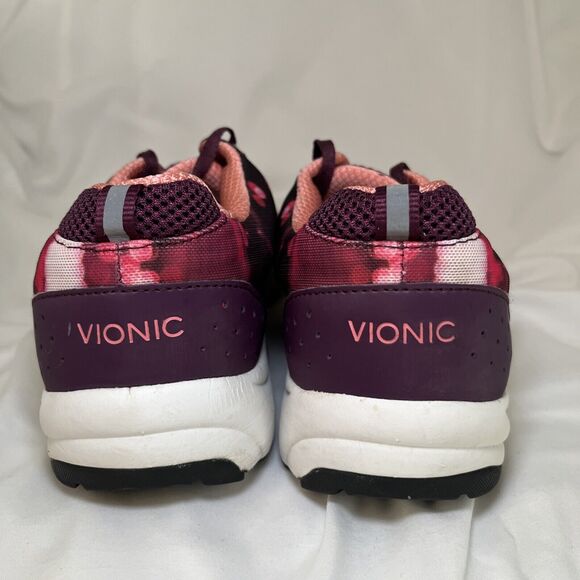 Vionic Shoes Womens 9 335 Tourney Running Sneakers Pink Lace Up Low Top Comfort - Picture 7 of 12